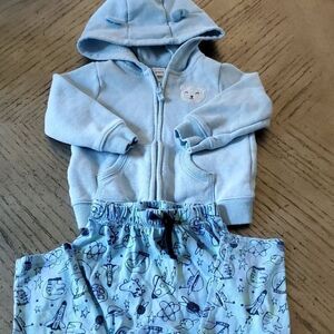 18 months boys hooded Jacket and pants.